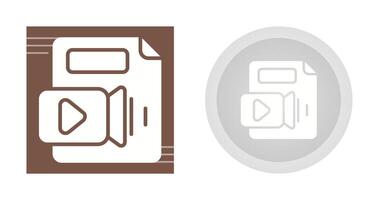 Video File Vector Icon