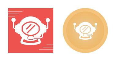 Astronaut Helmet Vector Icon