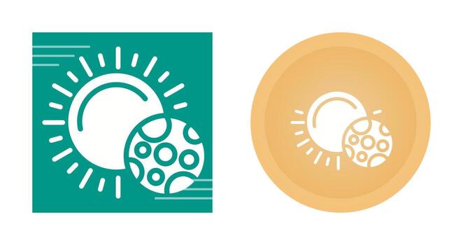 icono de vector de sol