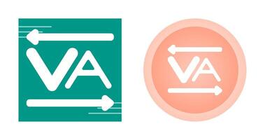 Kerning Vector Icon