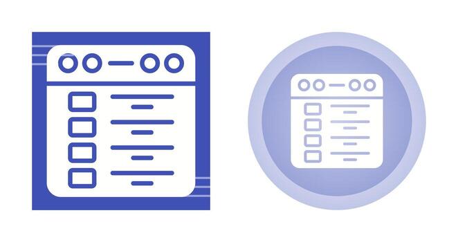 Browser Vector Icon