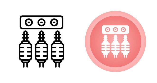 Jack Connector Vector Icon