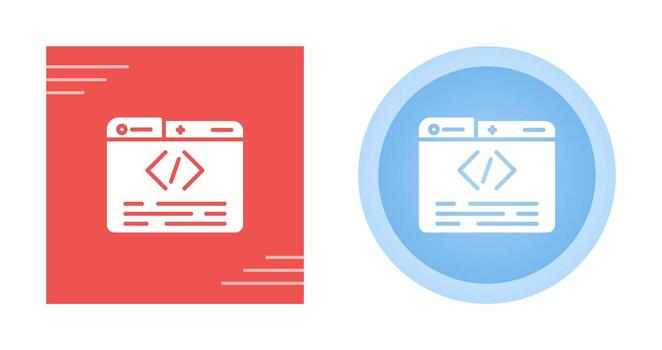 icono de vector de programación