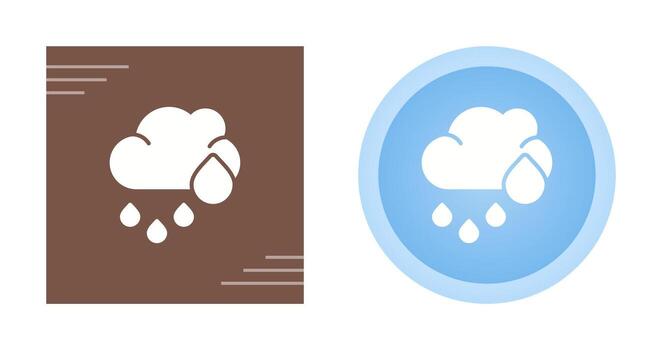 icono de vector de nube