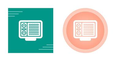 Desktop Computer Vector Icon