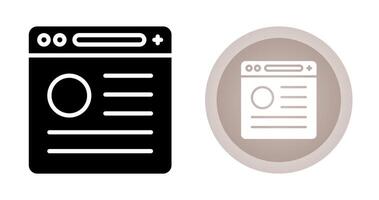 Browser Vector Icon