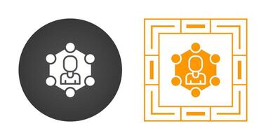 Network Segmentation Vector Icon