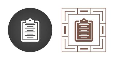 Writing Pad Vector Icon