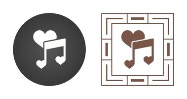 Love songs Vector Icon