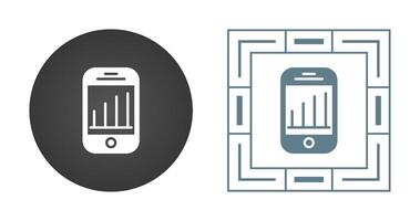 Mobile Analytics Vector Icon