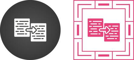 documento Copiar vector icono