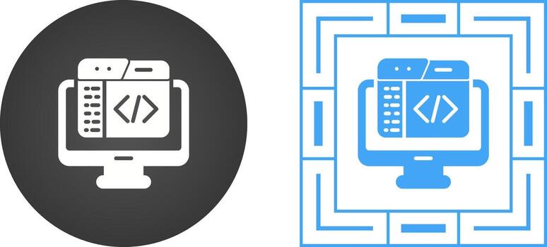 Code Editor Vector Icon