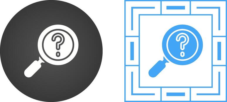 Problem Framing Vector Icon