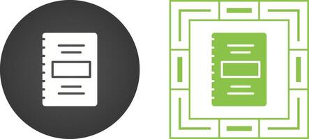 Notebook Vector Icon