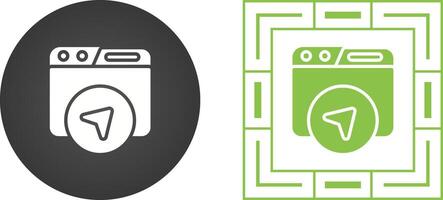 Website Navigation Vector Icon
