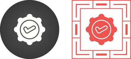 Badge Check Vector Icon