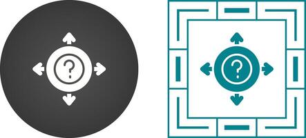 Uncertainty Vector Icon