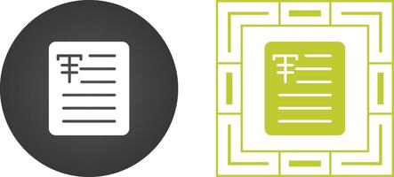 Document Strikethrough Vector Icon