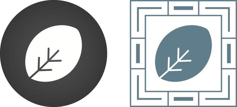 icono de vector de hoja