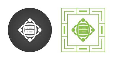 Cluster Server Vector Icon