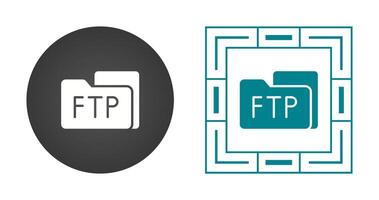 ftp acceso vector icono