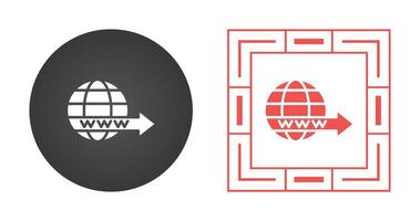 Domain Forwarding Vector Icon