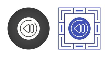 Previous Track Circle Vector Icon