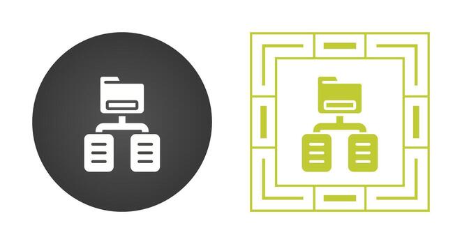 documento clasificación vector icono