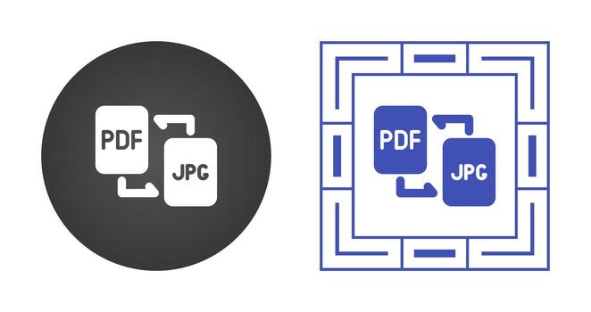 documento conversión vector icono