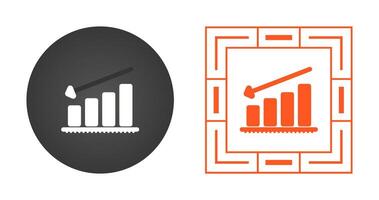 Chart Decreasing Vector Icon