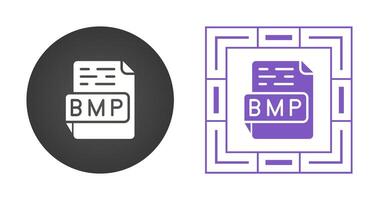 icono de vector de bmp