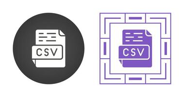 CSV Vector Icon