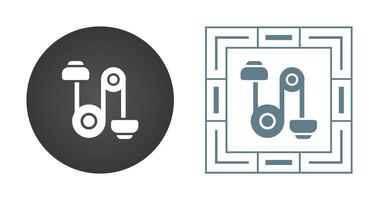 Wire Rope Pulley Vector Icon