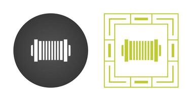 cable carrete rodillo vector icono