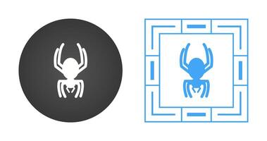 icono de vector de araña