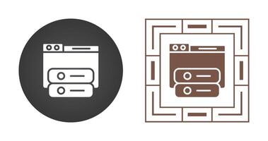 Windows Hosting Vector Icon