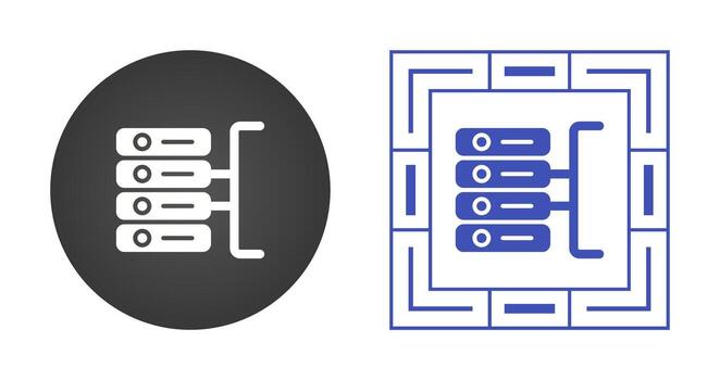 icono de vector de base de datos