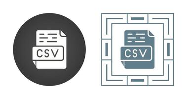 CSV Vector Icon