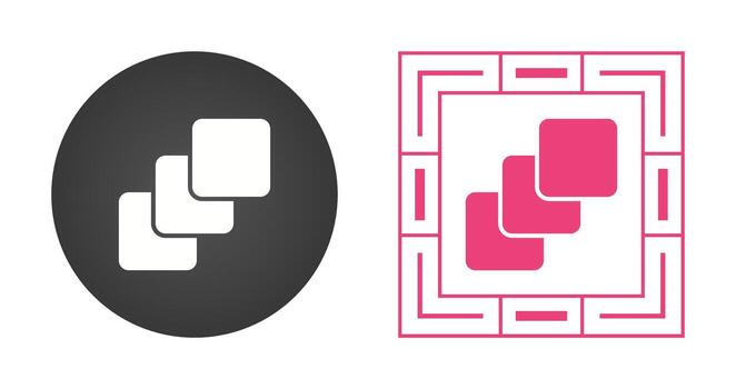 icono de vector de capa