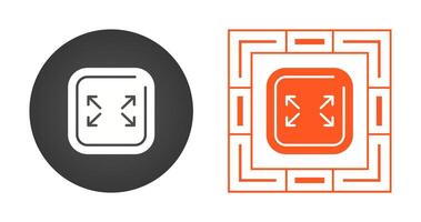 Fullscreen Square Vector Icon