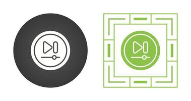 Video Next Track Button Vector Icon