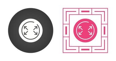 Fullscreen Circle Vector Icon