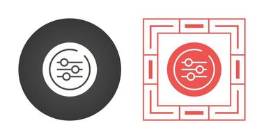 Equalizer Circle Vector Icon