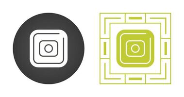 Record Square Vector Icon