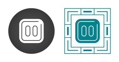 Pause Sqaure Vector Icon