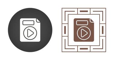 Video File Vector Icon