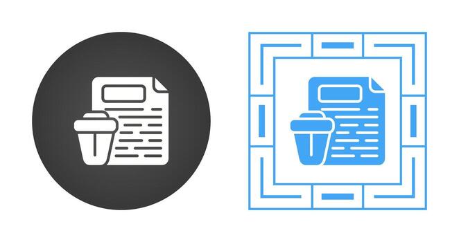 Eliminar botón vector icono