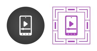 Video Player Vector Icon