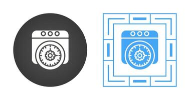 icono de vector de navegador web