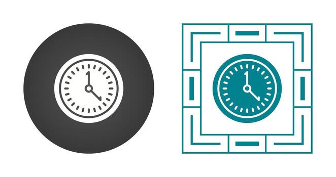 icono de vector de reloj